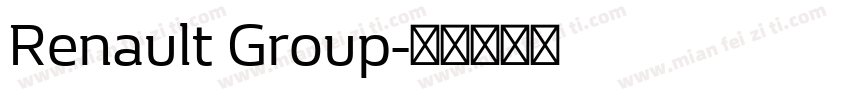 Renault Group字体转换